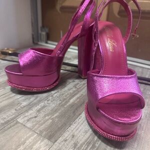 Pink Platform Heels